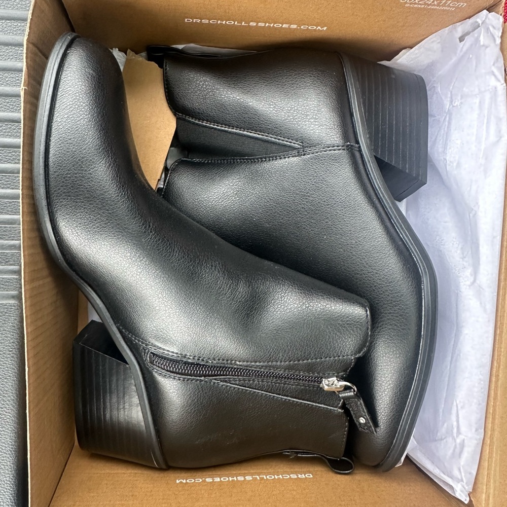 Dr. Scholl's Black Ankle Boots
